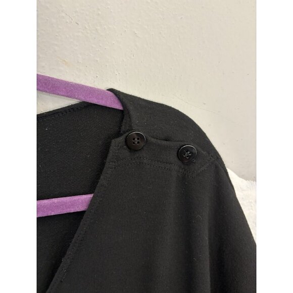 Max Studio Wide Leg Jumpsuit Short Sleeve Knit Stretchy Size Medium - Picture 7 of 15